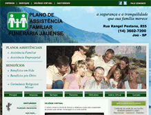 Tablet Screenshot of funerariajauense.com.br
